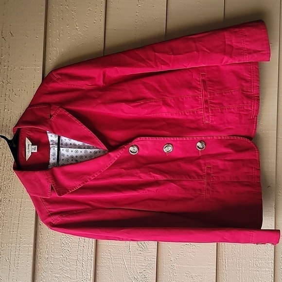 L L Bean women’s blazer IN RED SIZE 14 P - Picture 2 of 8